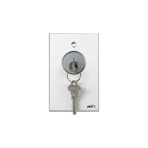 RCI 960-MA 28Click To CopyMaintained Tamper Resistant Keyswitch, Brushed Anodized Aluminum Finish