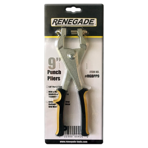 Renegade Professional Punch Pliers for Drop Ceilings and Metal Grid