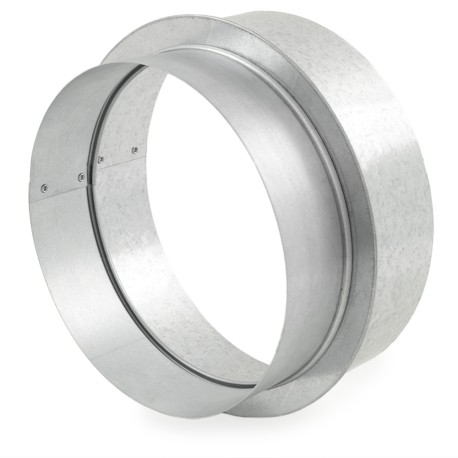 8" x 7" Galvanized Reducer/Increaser, 26 GA