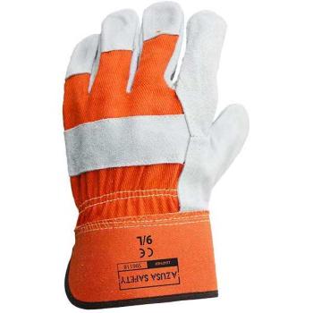 Azusa Safety Split Grain Cowhide Double Leather GlovesL