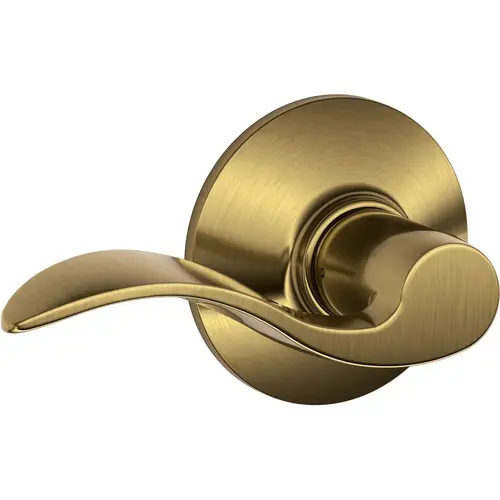 Schlage Residential F10 ACC 609Click To CopyF10ACC609 16-080 10-027 Accent Passage - Antique Brass