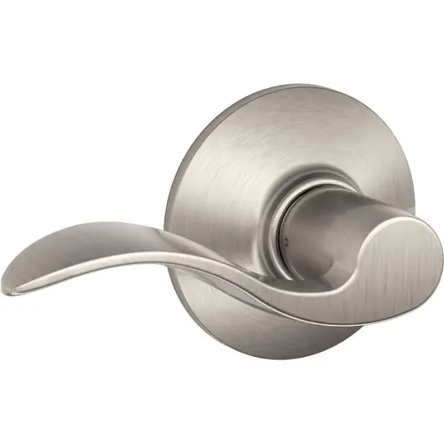 Schlage Residential F10 ACC 619Click To CopyF10ACC619 16-080 10-027 Accent Passage - Satin Nickel