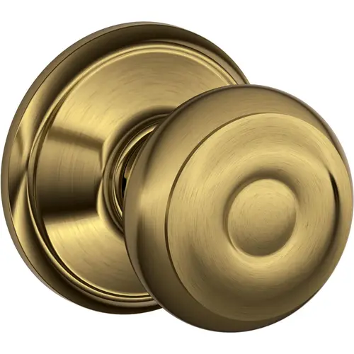 Schlage Residential F10 GEO 609Click To CopyF10GEO609 16-080 10-027 Georgian Passage - Antique Brass