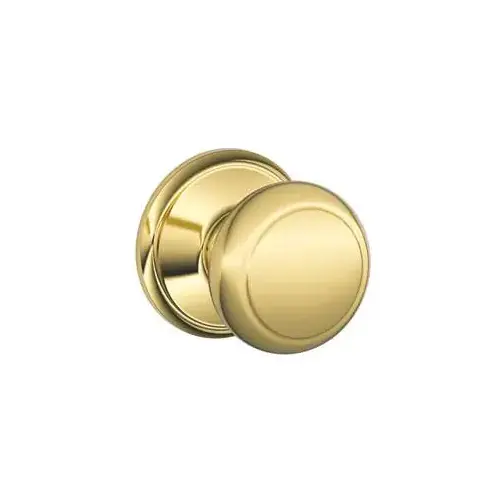 Schlage Residential F10 AND 605Click To CopyF10AND605 16-080 10-027 Andover Passage - Polished Brass
