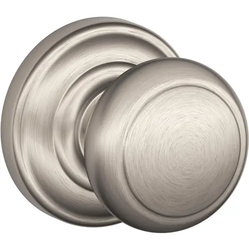 Schlage Residential F10 AND 619 ANDClick To CopyF10AND619AND 16-080 10-027 Andover / Andover Passage - Satin Nickel