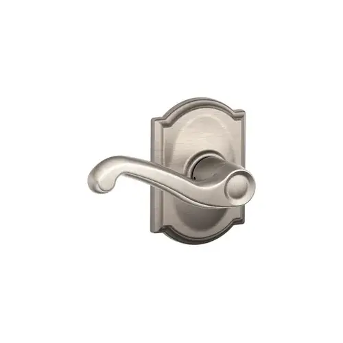 Schlage Residential F10 FLA 619 CAMClick To CopyF10FLA619CAM 16-080 10-027 Flair / Camelot Passage - Satin Nickel