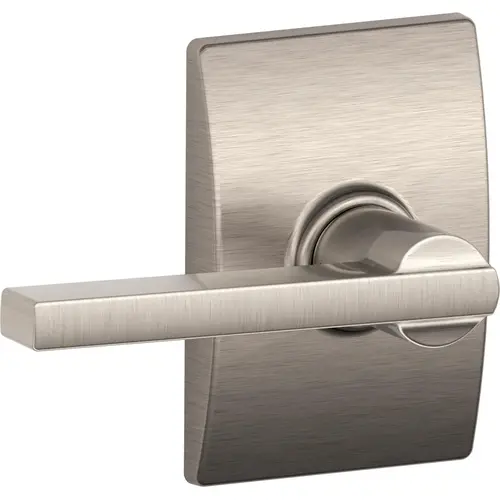 Schlage Residential F10 LAT 619 CENClick To CopyF10LAT619CEN 16-080 10-027 Latitude / Century Passage - Satin Nickel