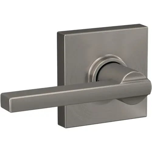 Schlage Residential F10 LAT 619 COLClick To CopyF10LAT619COL 16-080 10-027 Latitude / Collins Passage - Satin Nickel