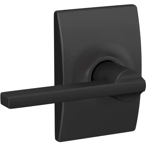 Schlage Residential F10 LAT 622 CENClick To CopyF10LAT622CEN 16-080 10-027 Latitude / Century Passage - Matte Black