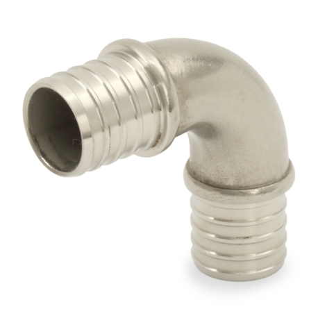 1" PEX x 1" PEX Elbow, 304 St. Steel (Lead-Free)