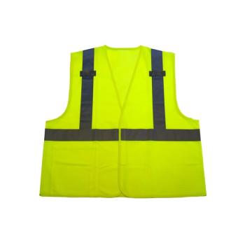 Azusa Safety Hi-Vis Lime ANSI Type R, Class 2 Mesh Vest L