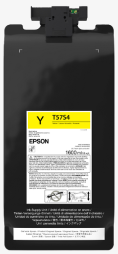 Epson T57S, Yellow UltraChrome DF Ink Pack, 1.6L