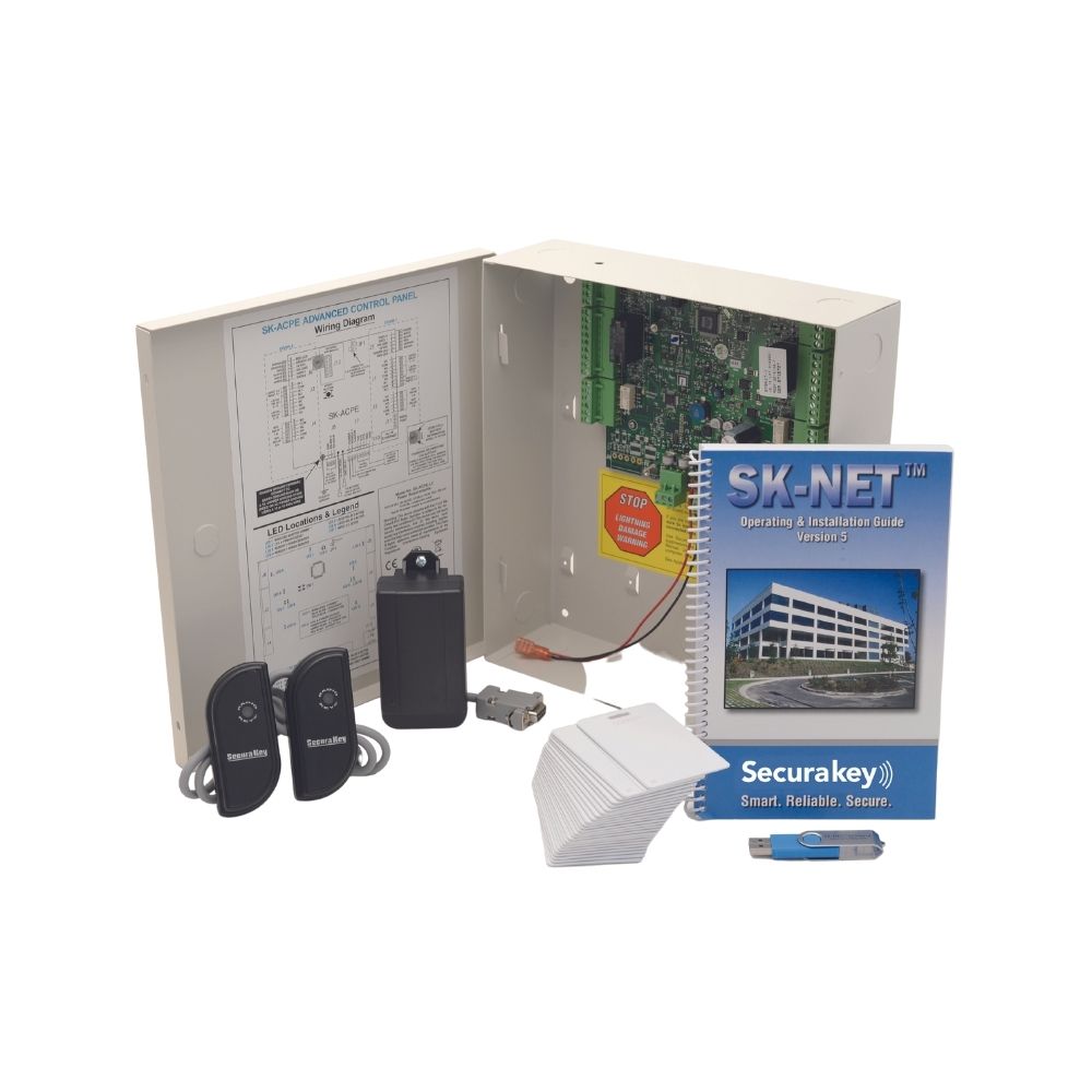 SecuraKey Add-On Kit with SK-ACPE, Two RK-WM Readers, DC Supply | SKY-DT-SYSKIT-3