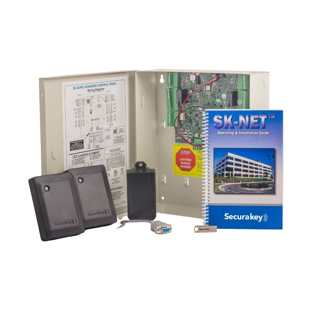 SecuraKey Starter with eTag Switchplate Readers | SKY-eACCESS6