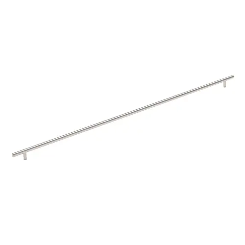 Amerock BP19019CSG9Click To Copy30-1/4" (768 mm) Carbon Steel Bar Cabinet Pull Sterling Nickel Finish