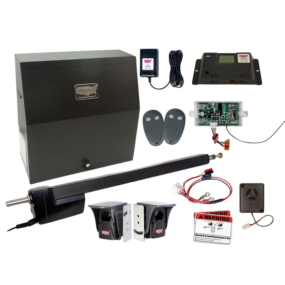 USAutomatic Ranger HD 1 Single Swing Gate Operator Kit (Metal Cabinet) | USA-020520