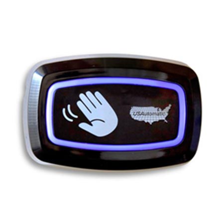USAutomatic LCR Wireless Push to Exit Button (Black) | USA-030215