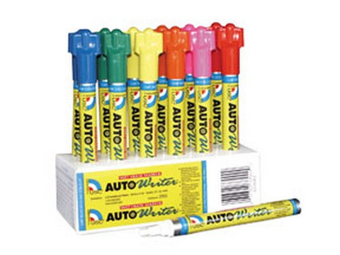 US Chemical And Plastics Auto Writer Window Painting Markers Red 12-Pk (37008)