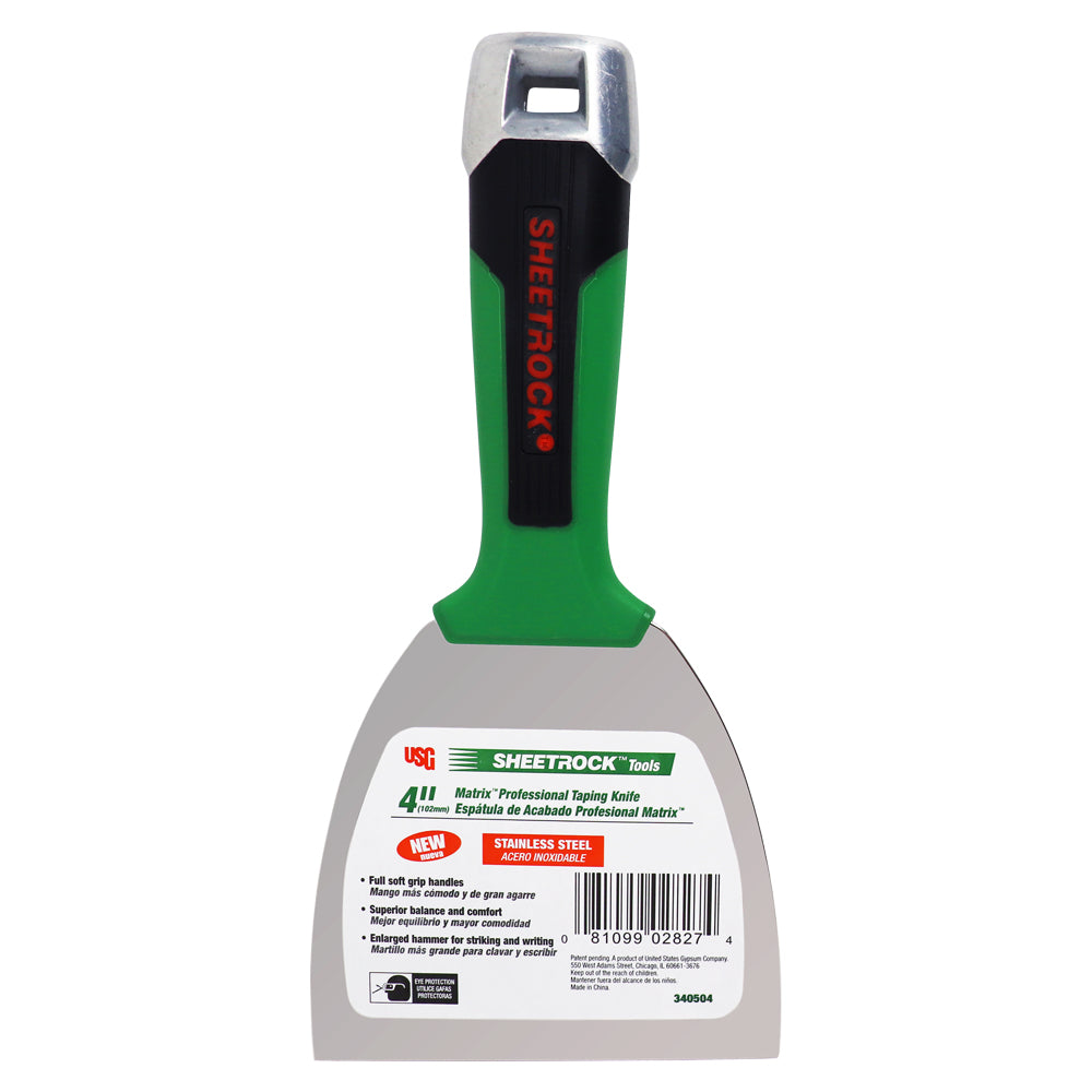USG Sheetrock Tools Matrix Stainless Steel Drywall Taping Knives