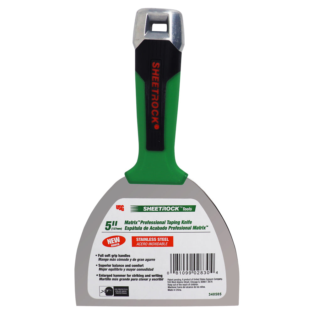 USG Sheetrock Tools 5” Matrix Stainless Steel Drywall Joint Knife