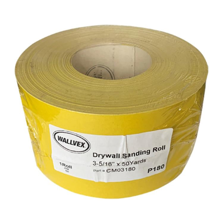Wallvex Gold Sanding Roll 80 Grit - 3 5/16" X 50 Yards