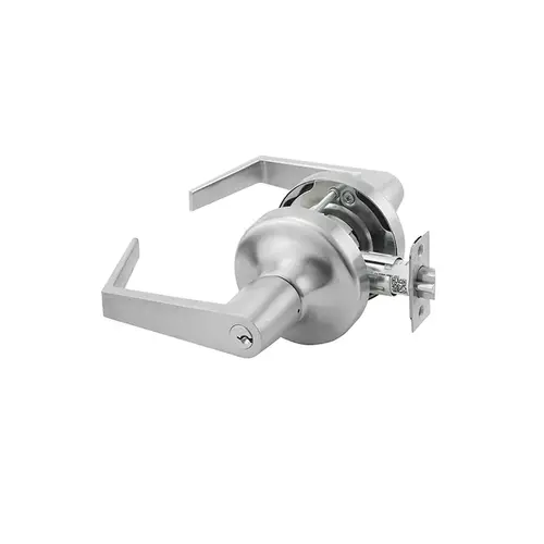 Yale AU5304LN 626Click To CopyEntry Augusta Lever Grade 2 Cylindrical Lock Satin Chrome Finish