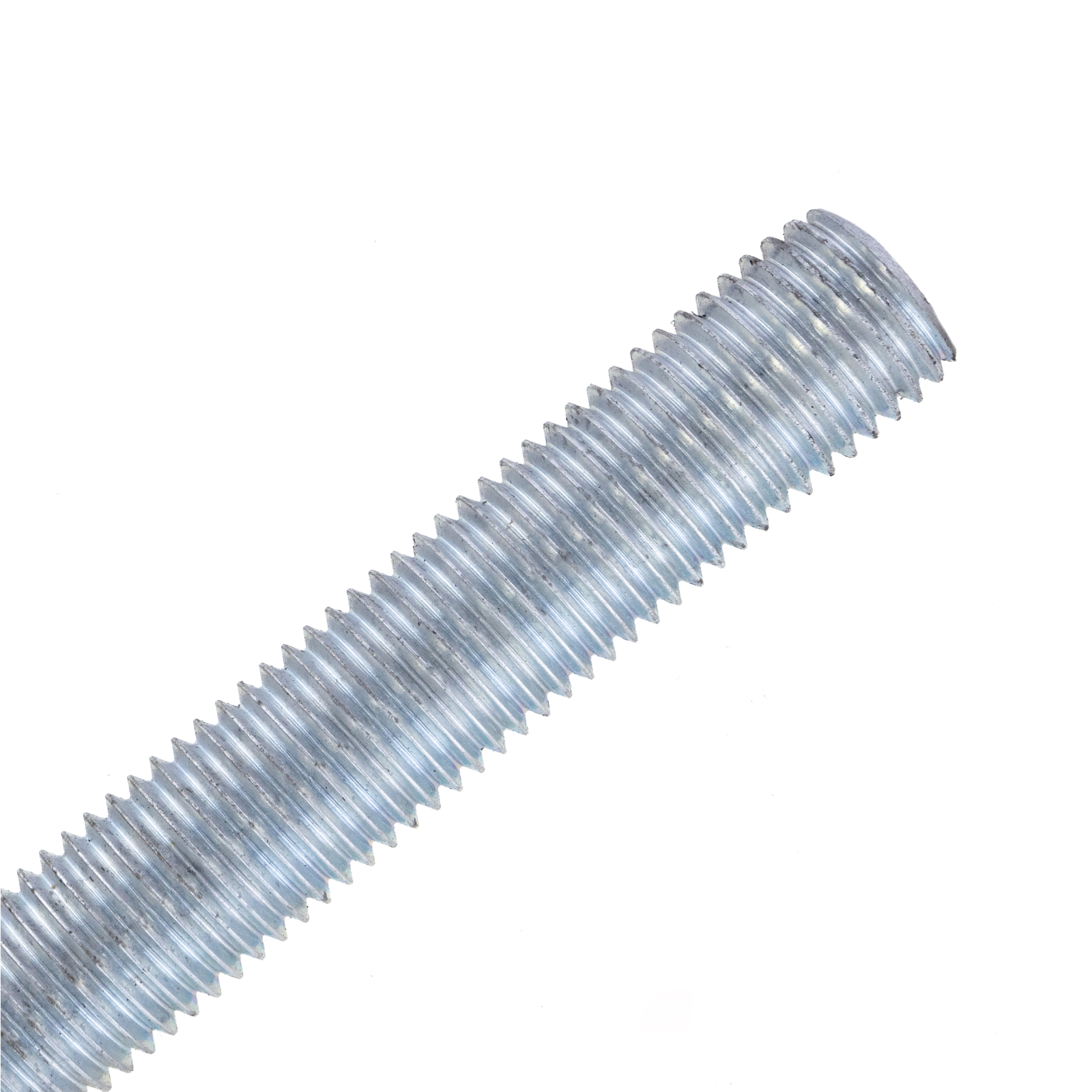 Conquest 7/8" x 2' A307 Coarse Threaded Rod - Zinc Plated