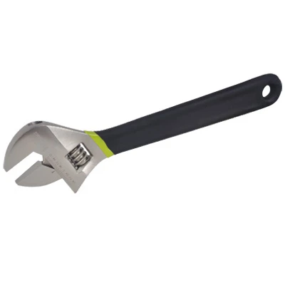 Adjustable Wrench, 15 Inch, Carbon Steel With Nickel Finish
