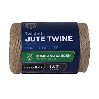 Natural 4-ply Jute Twine - 147 Feet Durable Eco-friendly String