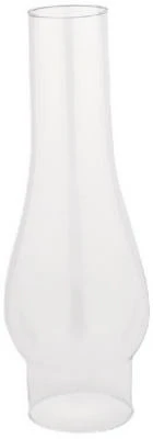 10-inch Clear Glass Chimney With 2.625-inch Fitter