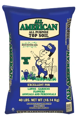 Premium 40-lb All American Topsoil For Healthy Gardens