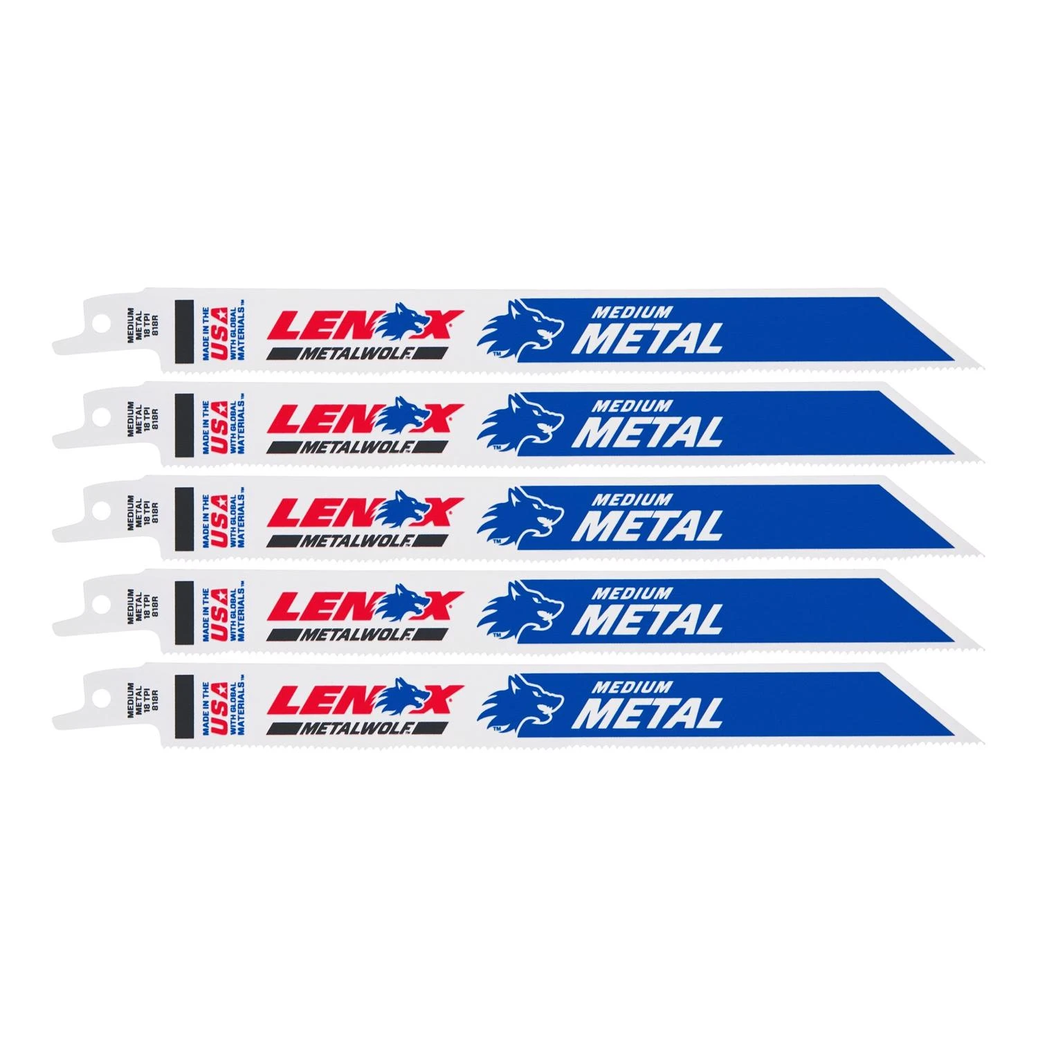 Bi-metal Reciprocating Saw Blade, 8-in., 18-tpi