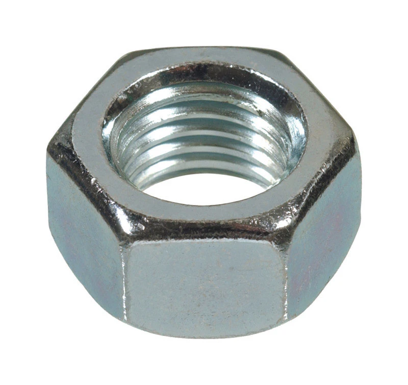 9/16 In. 12 Tpi Grade 2 Zinc Hex Nuts (50-count)