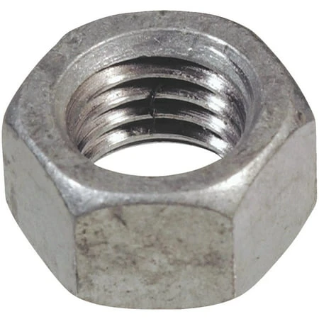 1/2 In. 13 Tpi Grade 2 Galvanized Zinc Hex Nuts (50-count)