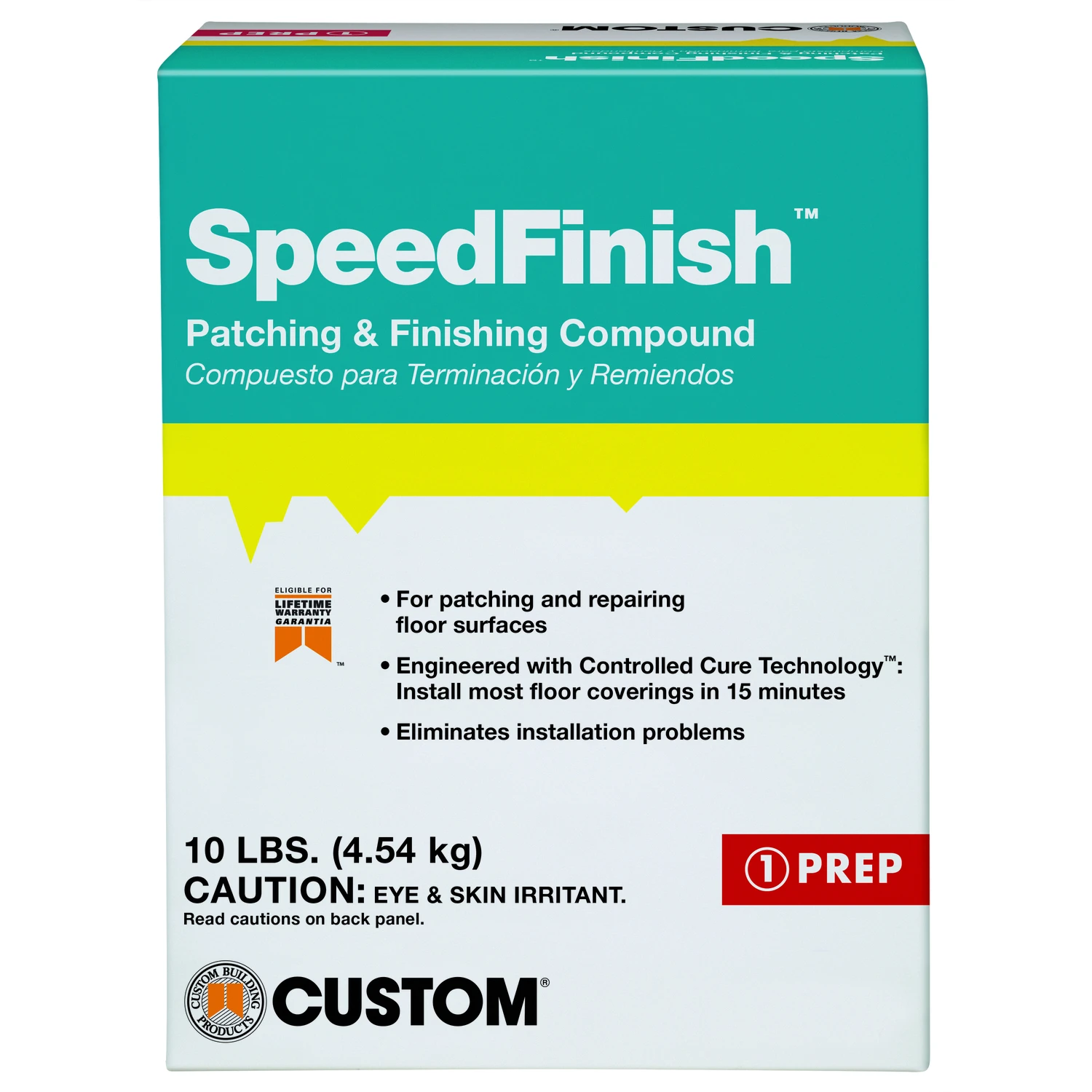 Patching & Finishing Compound, Gray To White, 10 Pounds