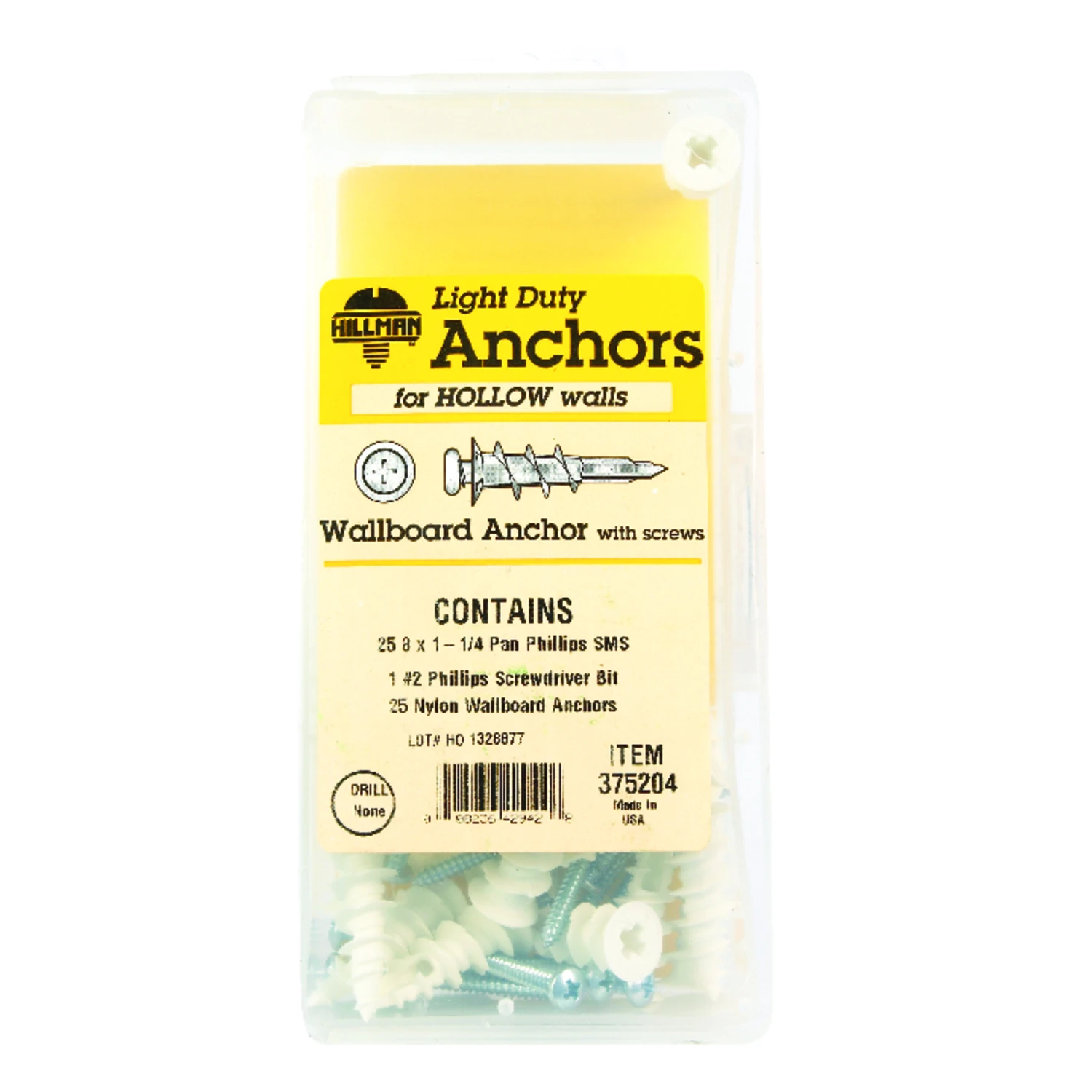 The Anchor Center Wallboard Nylon Anchor Kit