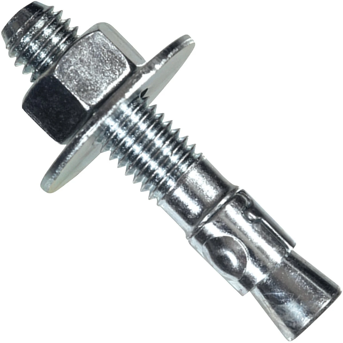 Power Stud 1/2 In. X 4-1/4 In. Zinc-plated Mini Wedge Anchor (10-count)