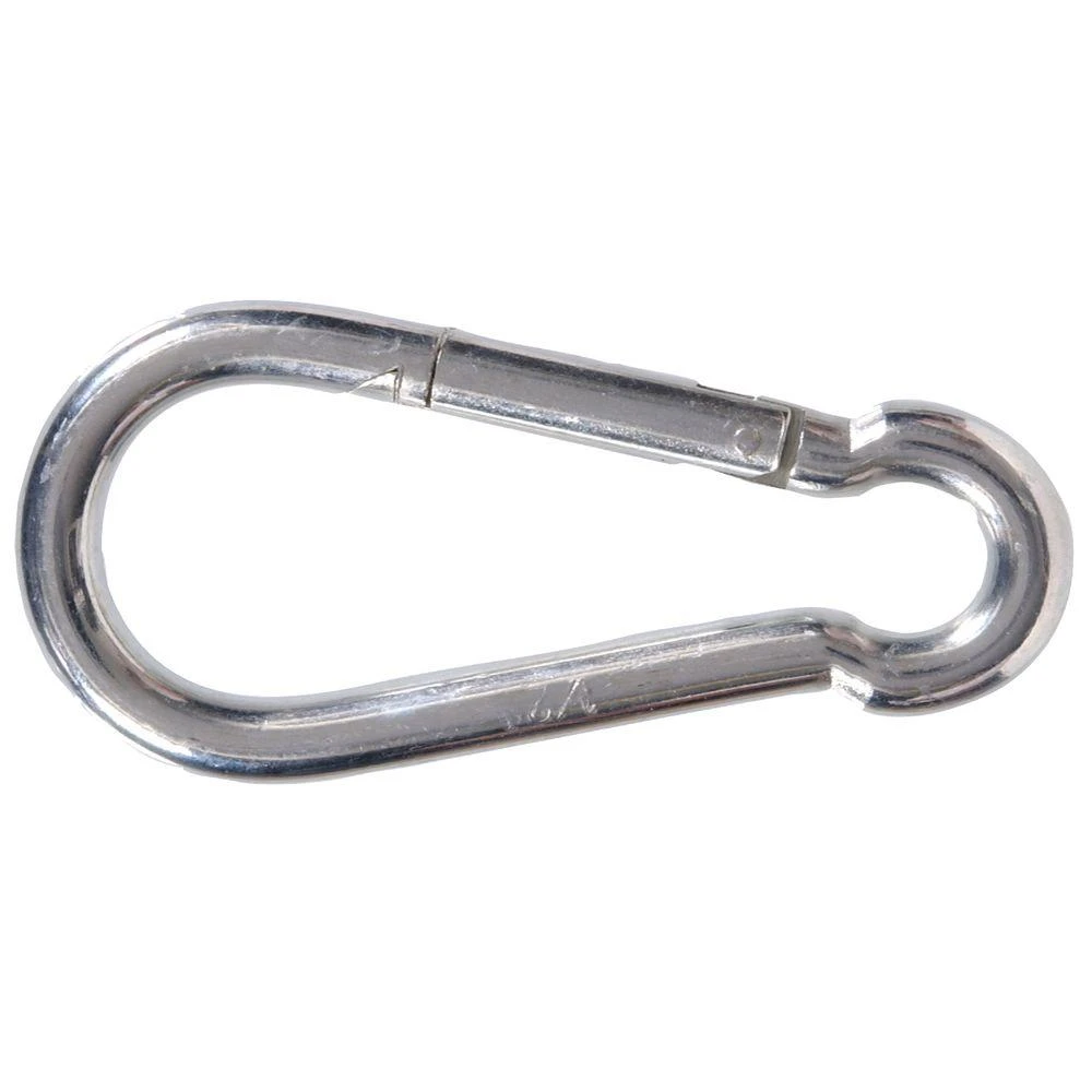 1/2 In. Opening X 3-5/8 In. Length Zinc-plated Safety Spring Snap Link (10-pack)