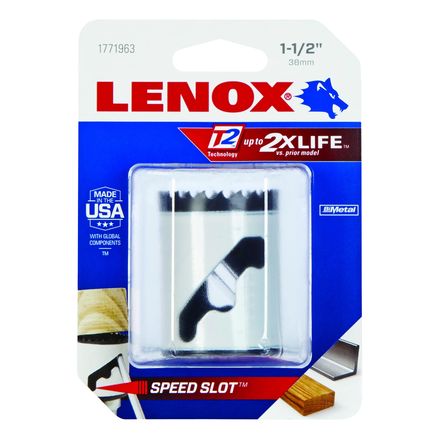 Speed Slot 1-1/2 In. Bi-metal Hole Saw