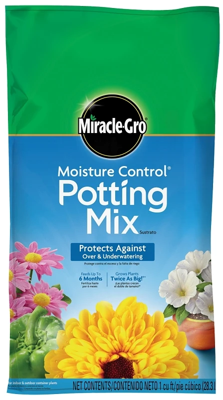 Moisture Control 1 Cu. Ft. Potting Mix For Indoor & Outdoor Plants