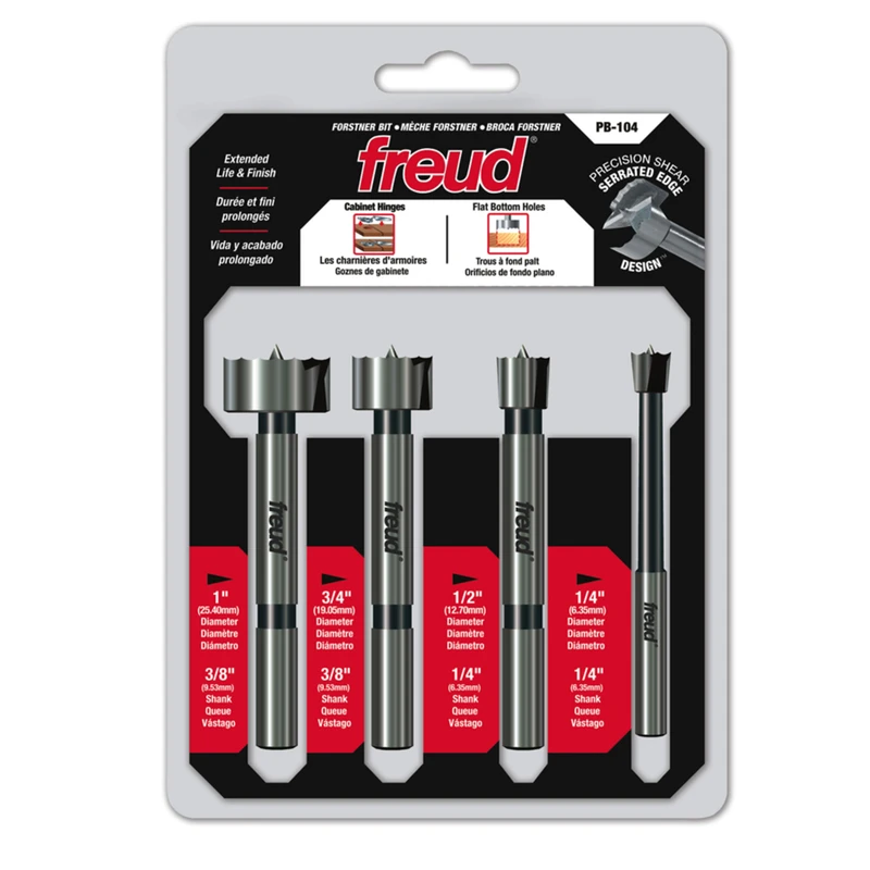 Forstner Bit Set (4-pieces)