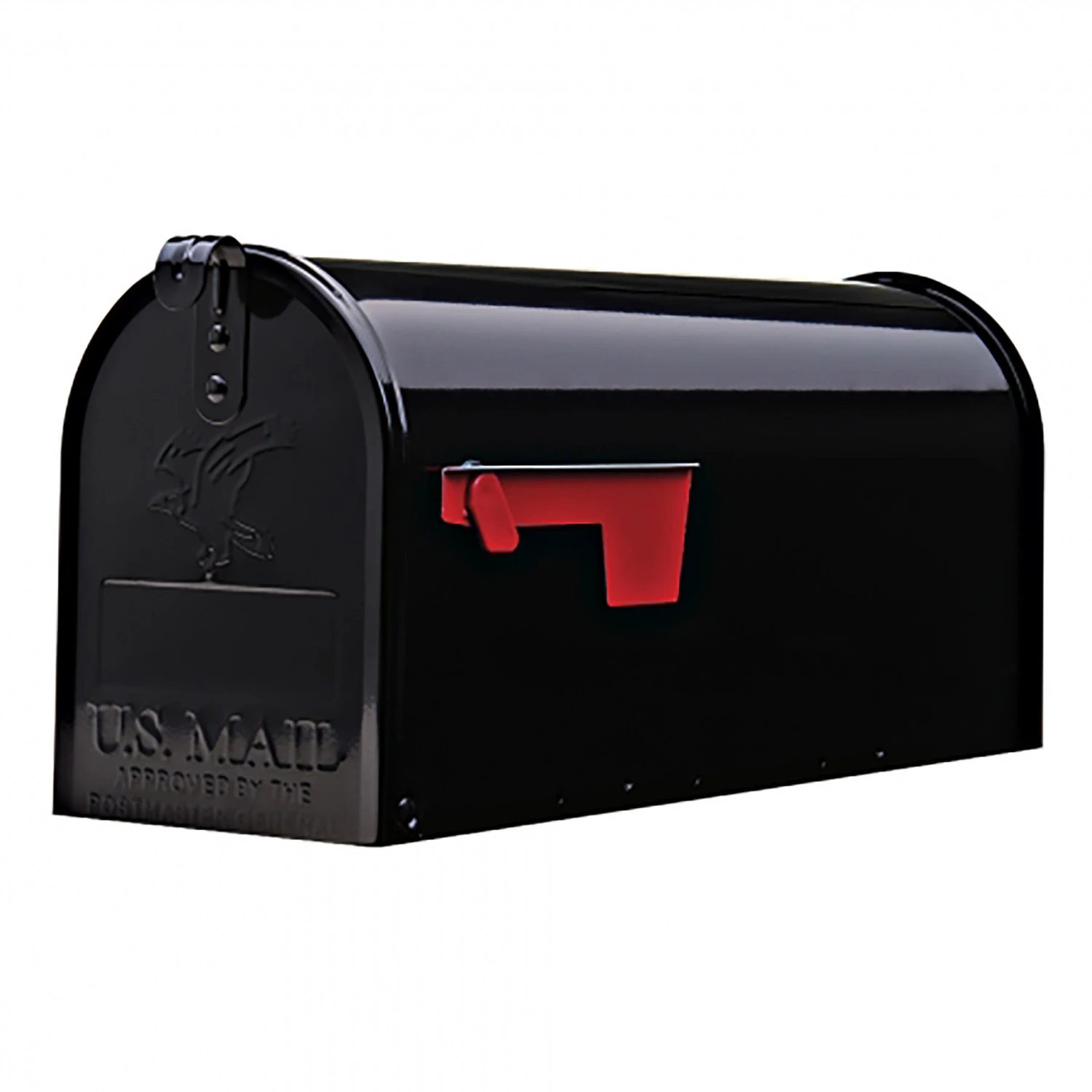 Elite T1 Medium Black Steel Mailbox