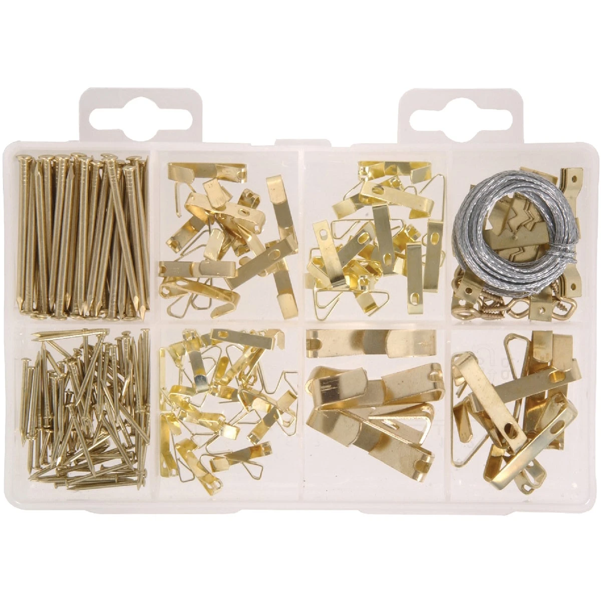 The Fastener Center Steel Picture Hanger Fastener Assortment Kit (206 Pcs.)