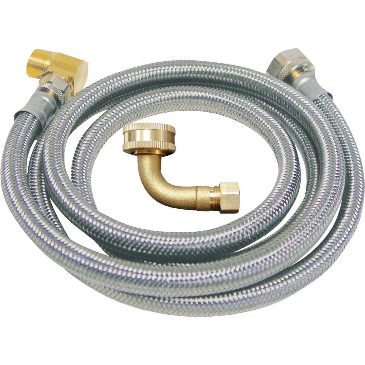 B&k 3/8 In. Comp X 3/8 In. Comp X 48 In. Braided Stainless Steel Dishwasher Connector
