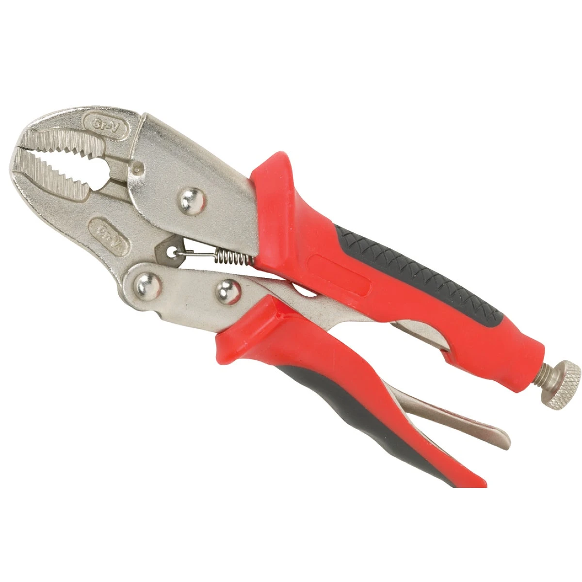 7 Inch Curved Jaw Locking Pliers With Wire Cutter - Model 304859