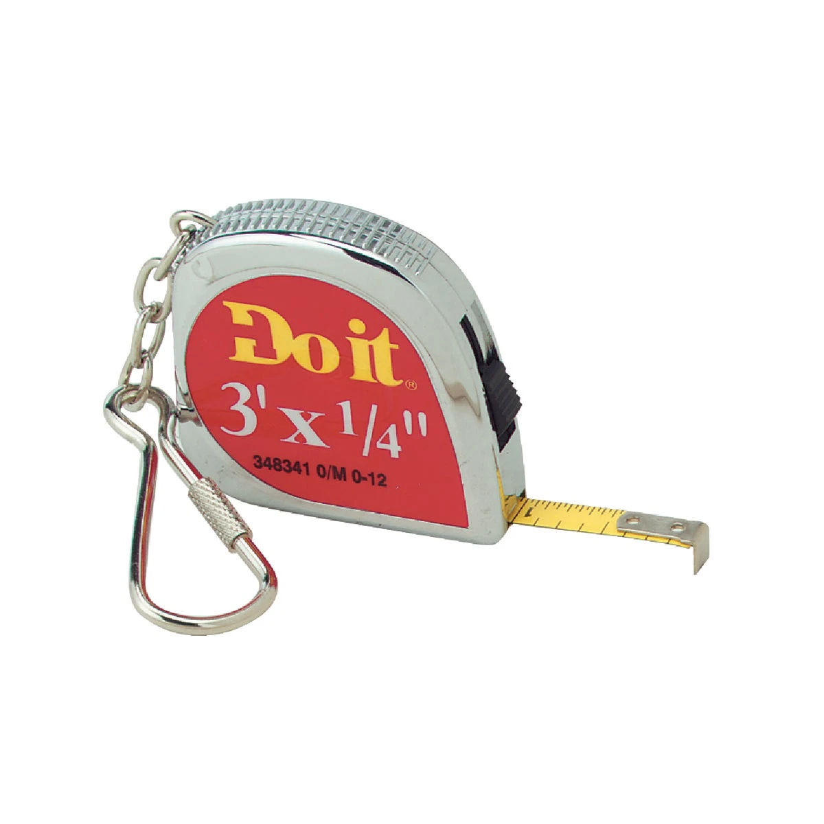 3 Ft. Key Ring Tape Measure With Power Retraction And Flexible Connector