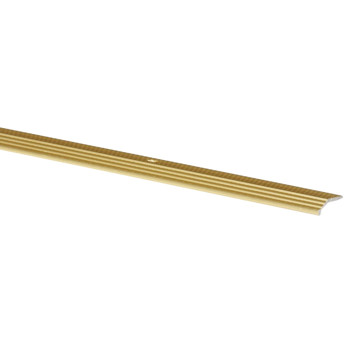 Satin Gold Fluted 1 In. X 3 Ft. Aluminum Carpet Trim Bar H113fb/3di