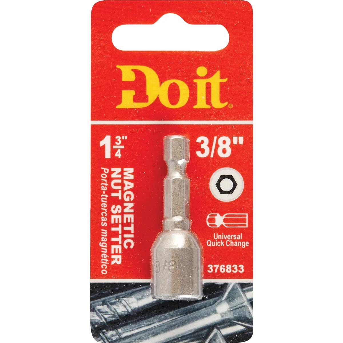 Do It 3/8 In X 1-5/8 In Magnetic Nutdriver Bit — Model 312401db