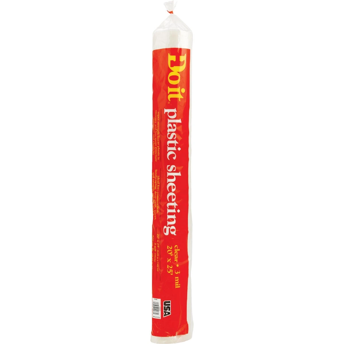 Do It 20 Ft. X 25 Ft. Clear 3 Mil. Poly Film Sheeting