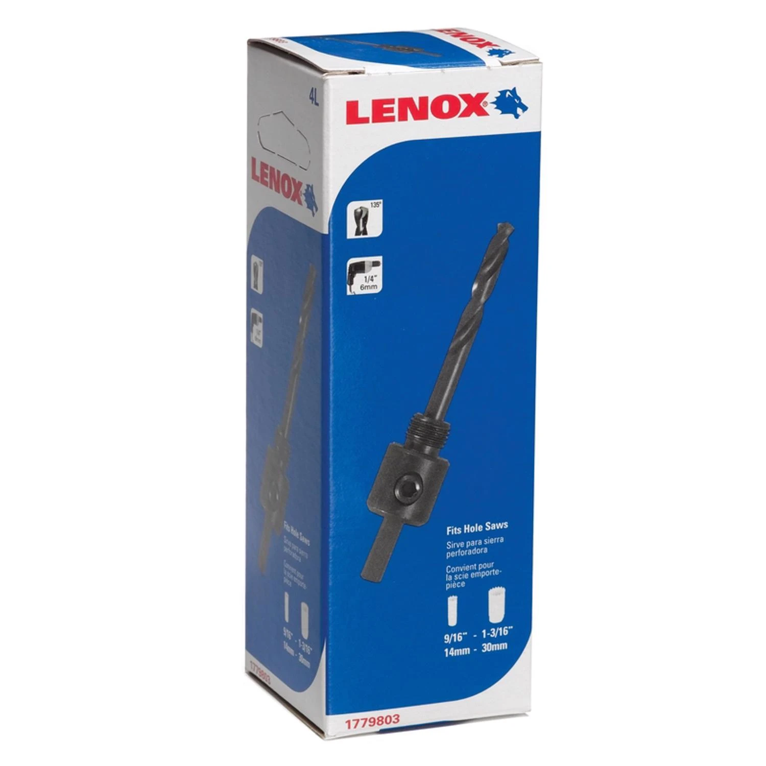 1-3/16 In. Hole Saw Mandrel With 1/4 In. Shank For Bimetal Hole Saws